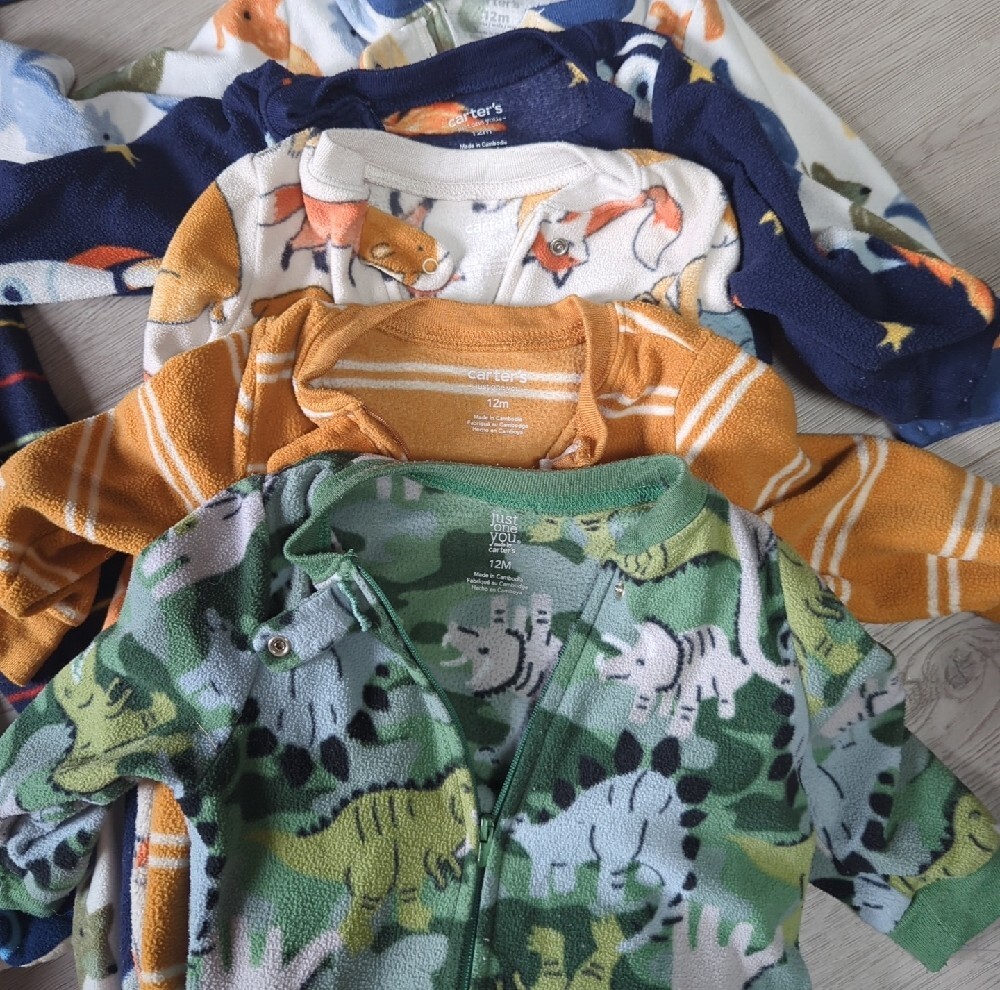 Bundle 7 fleece sleepers - Picture 2 of 3